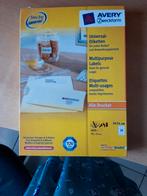 étiquettes, Envoi, Neuf, Étiquette