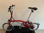 Rode Brompton vouwfiets M6L met extra accessoires, Ophalen of Verzenden, Zo goed als nieuw