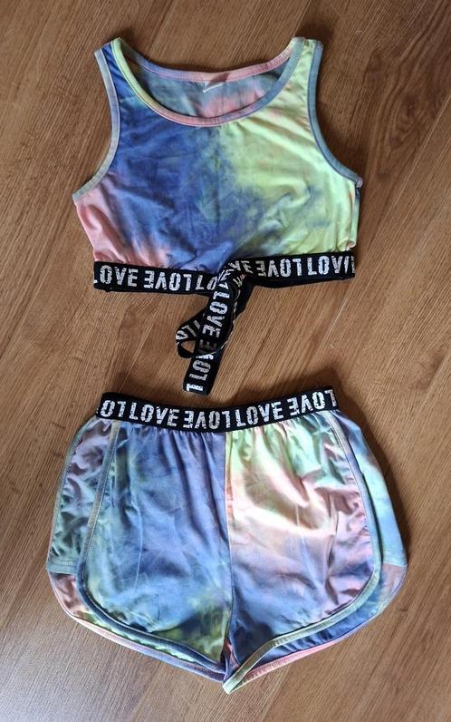 Shein setje tie-dye 8 jaar, Kinderen en Baby's, Kinderkleding | Maat 128, Gebruikt, Meisje, Setje, Ophalen of Verzenden