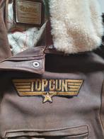 Lederen jas TOPGUN, Kleding | Heren, Jassen | Winter, Ophalen of Verzenden, Gedragen, Maat 48/50 (M)