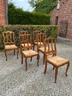 Oude eiken stoeltjes, Ophalen, Gebruikt, Hout