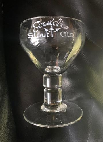 Oud glas Scaldis Stout Ale beschikbaar voor biedingen