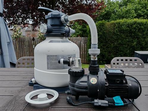 Filtre à sable ou balles + pompe 7m3/h INTERLINE, Tuin en Terras, Zwembad-toebehoren, Zo goed als nieuw, Filter, Ophalen