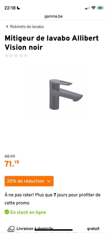 Robinet allibert, Enlèvement ou Envoi, Neuf, Douche