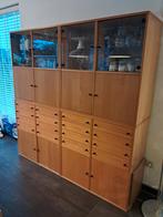 Ikea Akrobat vintage wandkast beukenhout, zeer goed, Huis en Inrichting, Kasten | Boekenkasten, Ophalen, Gebruikt, Overige houtsoorten