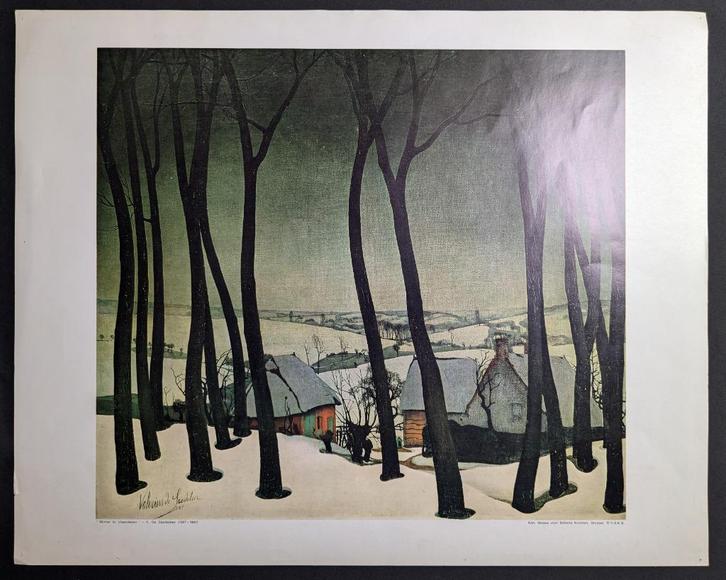 Lot (10st) reproductiegrafiek De Saedeleer Tessely Baksteen, Antiek en Kunst, Kunst | Litho's en Zeefdrukken, Ophalen of Verzenden