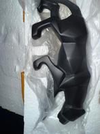 Keramisch puma beeldje – zwart – 15 cm lang, Ophalen of Verzenden, Zo goed als nieuw, Dier