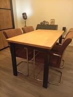 Tafel met 4 stoelen, Huis en Inrichting, Ophalen, Zo goed als nieuw