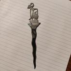 Zilveren Papiersnijder met stempel, Antiek en Kunst, Ophalen