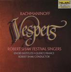 Vespers / Rachmaninoff- Robert Shaw Festival Singers- TELARC, Enlèvement ou Envoi, Comme neuf, Chant