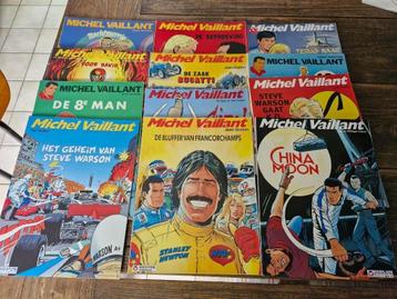 12 strips MICHEL VAILLANT in nieuwe staat 2€ stuk of per set beschikbaar voor biedingen