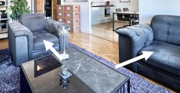 2 fauteuils gratis op te halen, Huis en Inrichting, Fauteuils, Gebruikt, Stof, 100 tot 125 cm, 100 tot 125 cm, Ophalen