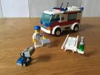 Lego City ambulance - 7890 zonder boekje, Ensemble complet, Lego, Utilisé, Enlèvement ou Envoi