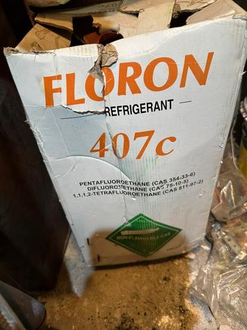 Floron 407c gas voor koel toestellen beschikbaar voor biedingen