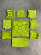 Plaques de base Lego vert clair (9x), Comme neuf, Briques en vrac, Lego, Enlèvement ou Envoi