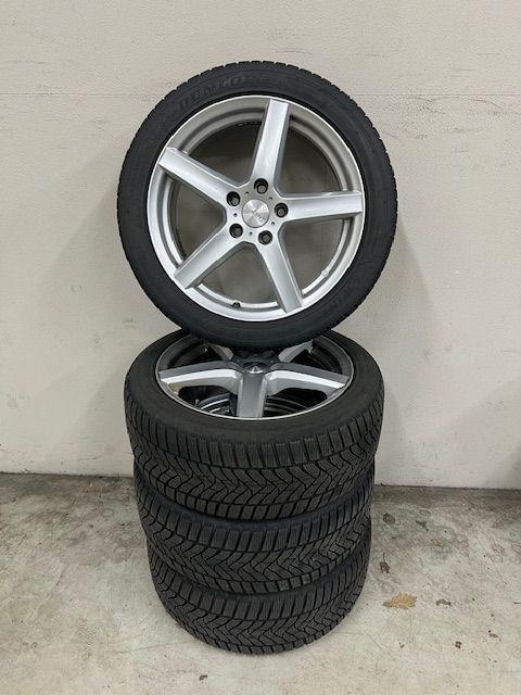 Winterset VW Golf Dunlop Winter Sport 5 225/45 R17, Auto-onderdelen, Banden en Velgen, Banden en Velgen, Winterbanden, 17 inch