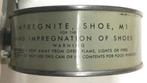 WW2-US Army -M1 Military Shoe Waterproof Impregnite., Enlèvement ou Envoi, Armée de terre, Vêtements ou Chaussures