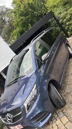 V KLASSE 300D 4wd avantgarde L2, Auto's, Mercedes-Benz, Zwart, Blauw, Leder, Particulier