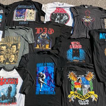 RECHERCHÉ : Tee-shirts Old Band Metal/Rock/Pop