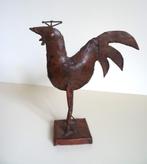 Haan, handmade. Metaal. Vintage. H 24 cm, Ophalen of Verzenden, Gebruikt, Dier