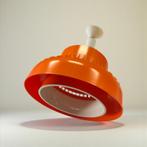 Vintage oranje space age hanglamp / luster, Ophalen of Verzenden