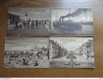 4 postkaarten van Oostende, Ophalen of Verzenden, Ongelopen, West-Vlaanderen