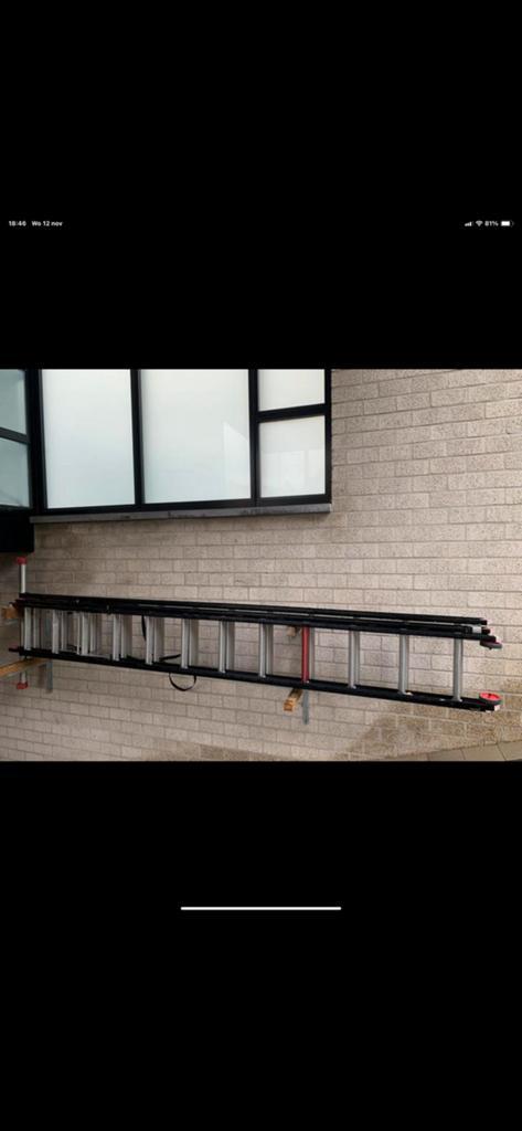Altrex reformladder / 3-delig  / 3x12, Doe-het-zelf en Bouw, Ladders en Trappen, Gebruikt, Ladder, 4 meter of meer, Opvouwbaar of Inschuifbaar