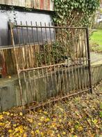 oude poort - hekwerk - ijzeren poort - smeedijzer, Tuin en Terras, Ophalen, Met poort, Gebruikt, Overige typen