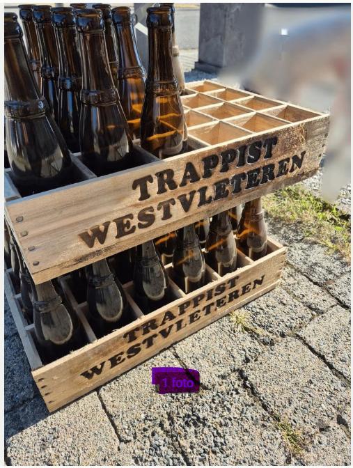 Authentieke Houten Westvleteren Trappist Kratten, Verzamelen, Biermerken, Gebruikt, Overige merken, Ophalen