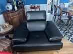 Mooi en gemakkelijk lederen salon, Huis en Inrichting, Ophalen, Zo goed als nieuw