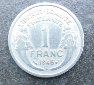 1945 1 franc Morlon "B" - port 1,5 euro par courrier