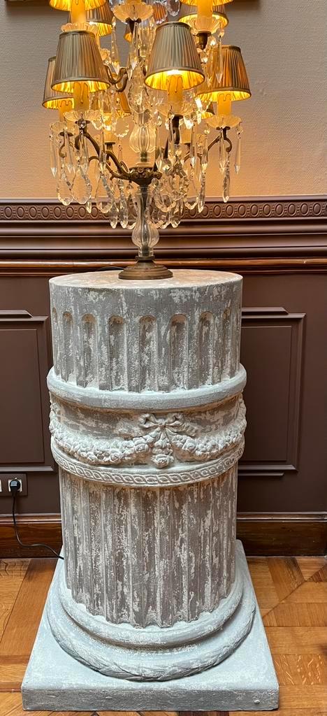 Prachtige set/2 zuilen louis xvi stijl. Hand geschilderd, Huis en Inrichting, Woonaccessoires | Zuilen en Pilaren, Zo goed als nieuw