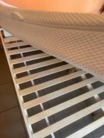 Bed met kleerkast, Huis en Inrichting, Slaapkamer | Bedden, Ophalen, Gebruikt, Wit, 140 cm
