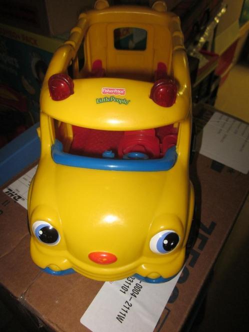 FISHER PRICE school bus - LITTLE PEOPLE, Kinderen en Baby's, Speelgoed | Fisher-Price, Zo goed als nieuw, Auto of Voertuig, Met geluid
