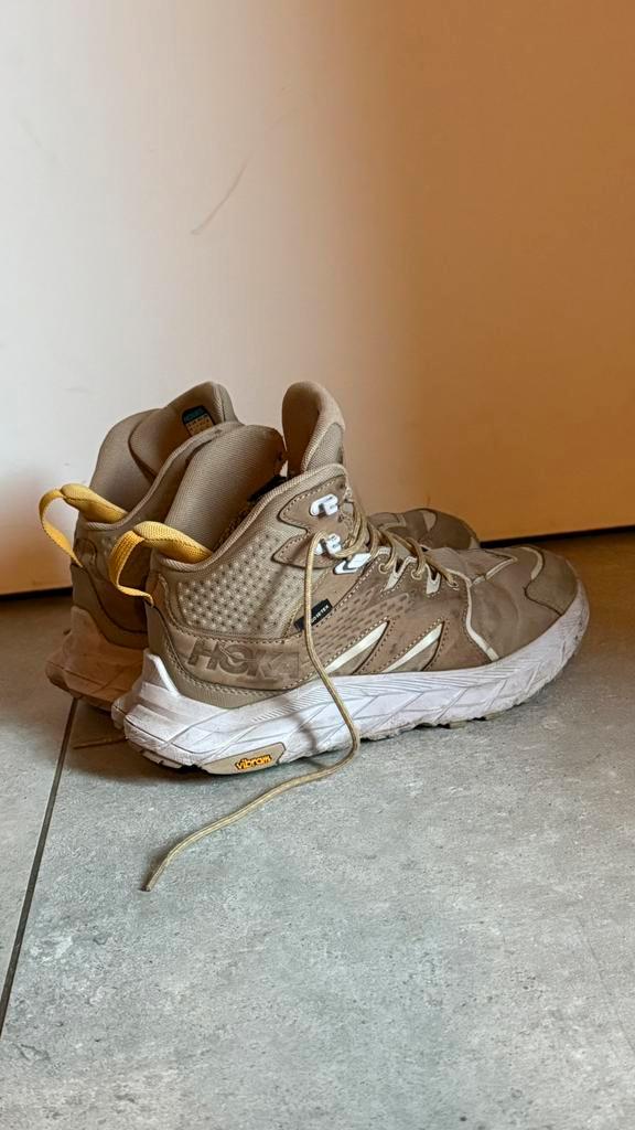 Hoka One One Anacapa Mid GTX – EU 41 1/3 (26 cm), Kleding | Dames, Schoenen, Gedragen, Wandelschoenen, Beige, Ophalen