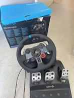 Logitech g29 stuur en pedalen, Games en Spelcomputers, Spelcomputers | Sony Consoles | Accessoires, Ophalen, Zo goed als nieuw