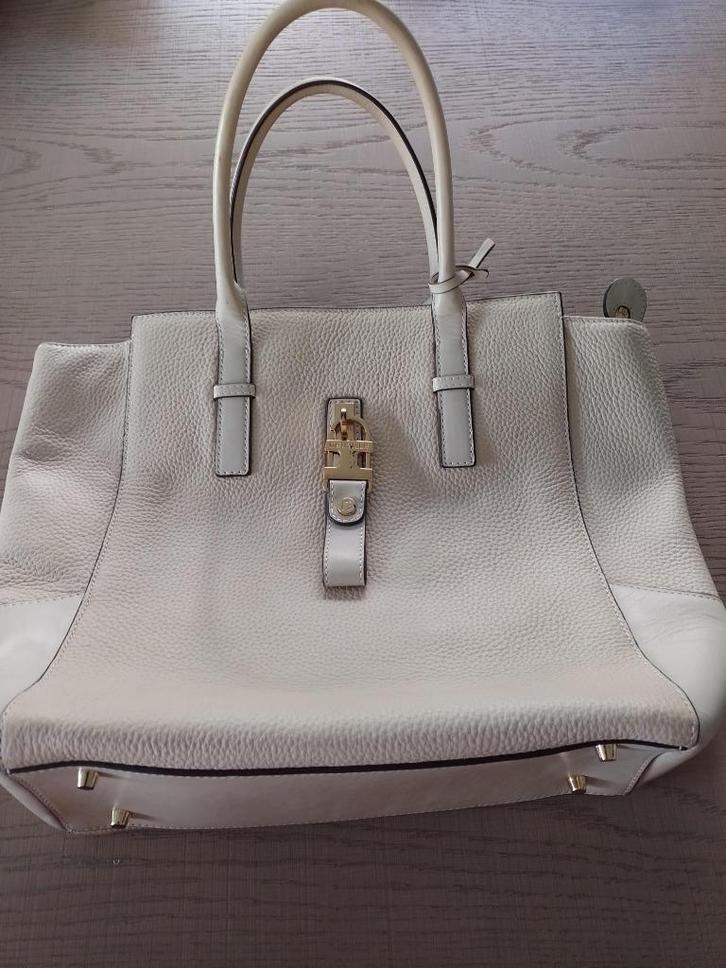 witte grote handtas NEUVILLE nieuw, Handtassen en Accessoires, Tassen | Damestassen, Zo goed als nieuw, Handtas, Wit, Ophalen