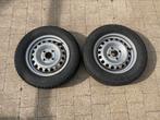 2 banden met velg voor aanhangwagen trailer 13 inch, Ophalen