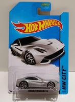 Hot Wheels Ferrari F12 Berlinetta Silver Long Card, Ophalen of Verzenden