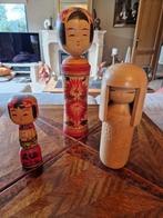 Traditionele Kokeshi Popjes, Antiek en Kunst, Ophalen of Verzenden