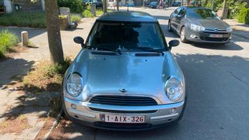 Mini One 1.6 essence 2003 grise, homologuée à la vente, Autos, Mini, 1140 kg, Argent ou Gris, Boîte manuelle, Particulier