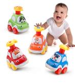 4X Speelgoed Kinderen Baby Speelgoed Auto's opwindbaar set, Ophalen of Verzenden, Nieuw, Auto