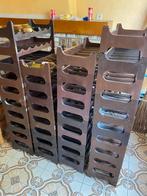 Vintage plastieken wijnrekjes, Ophalen, Kunststof, Gebruikt, 25 flessen of meer
