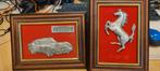 FERRARI klein frame met badge en 250 gto, Ophalen of Verzenden