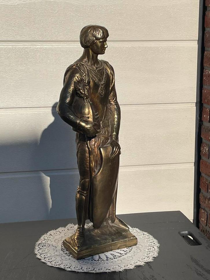 statue Crusader Templar Crociato Templier Italie 25 euro, Antiquités & Art, Art | Sculptures & Bois, Enlèvement