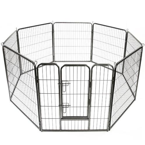 HUISDIERENPARK, POEDERCOATING STAAL, XLARGE 80 x 120CM, Dieren en Toebehoren, Honden-accessoires, Nieuw, Ophalen of Verzenden