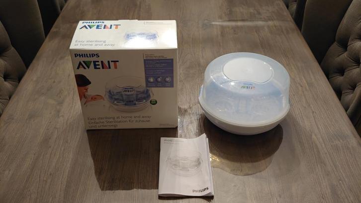 Philips Avent Microwave sterilisator stoom reiniger, Kinderen en Baby's, Babyvoeding en Toebehoren, Zo goed als nieuw, Sterilisator