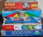 6 puzzles de 500 & 1000 pièces (tous complets), Comme neuf, 500 à 1500 pièces, Puzzle, Enlèvement ou Envoi