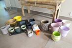 18 Pots de fleurs Céramique au choix de 1€ à 2€ ou Lot 16€, Ophalen, Zo goed als nieuw, Tuin
