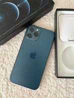 İphone 12 Pro Max, Telecommunicatie, Mobiele telefoons | Apple iPhone, Blauw, IPhone 12 Pro Max, Zo goed als nieuw, Zonder abonnement